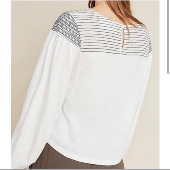 Anthropologie Aiden Textured Top - Picture 3 of 7